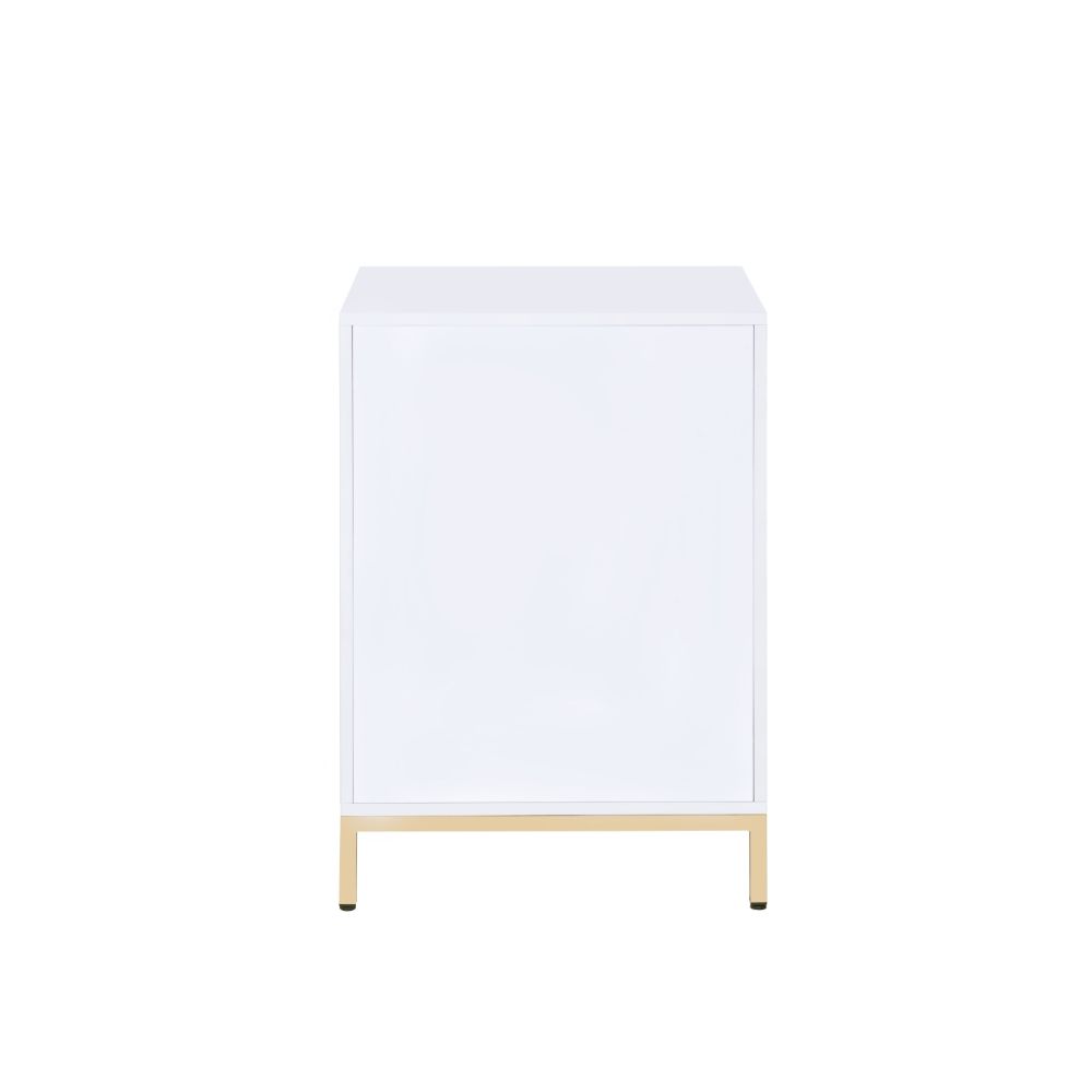 Ottey White/Gold Cabinet