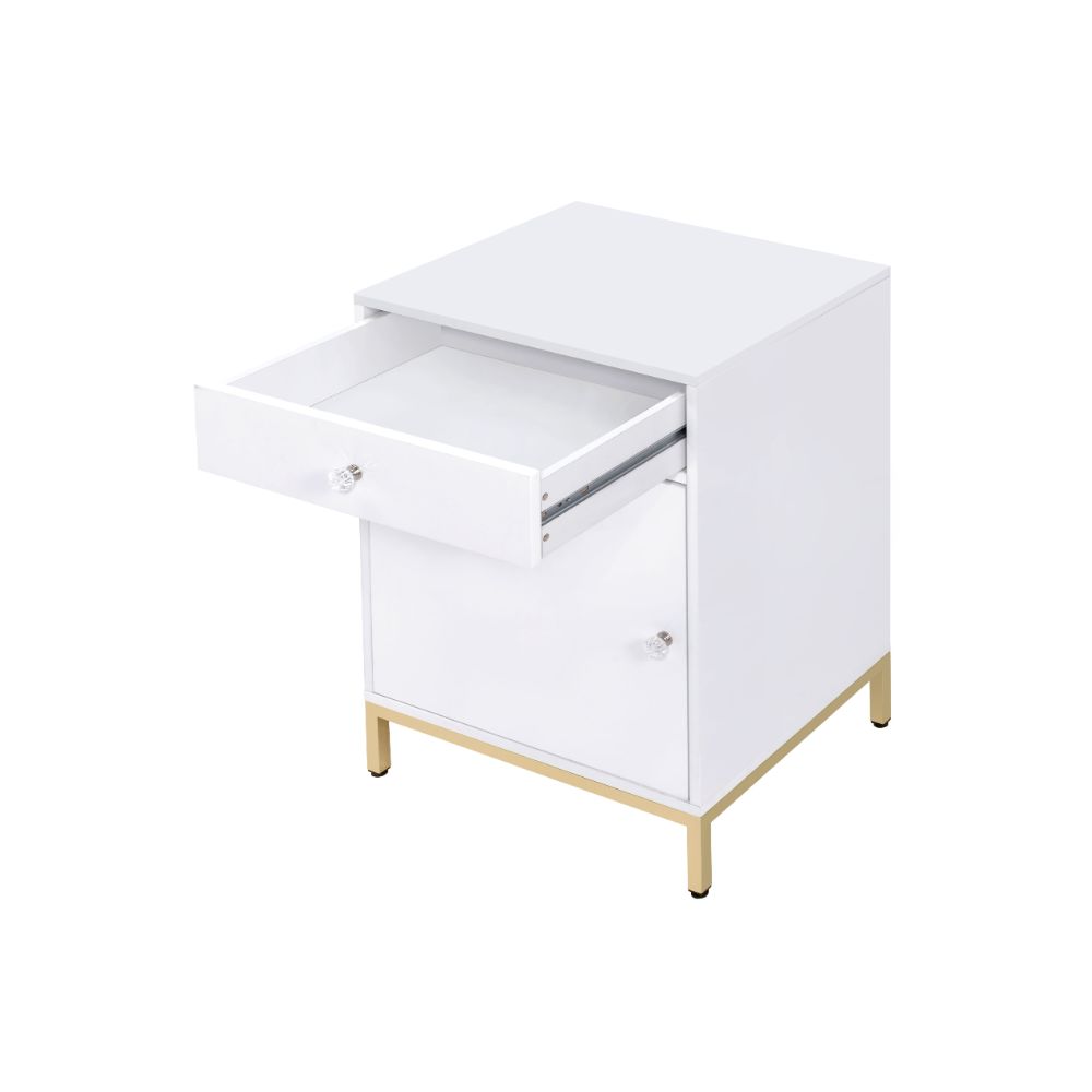 Ottey White/Gold Cabinet