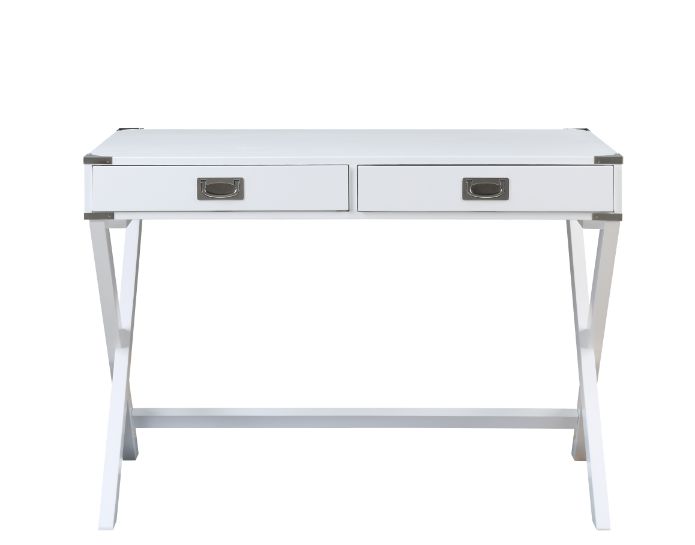 Amenia White Writing Desk