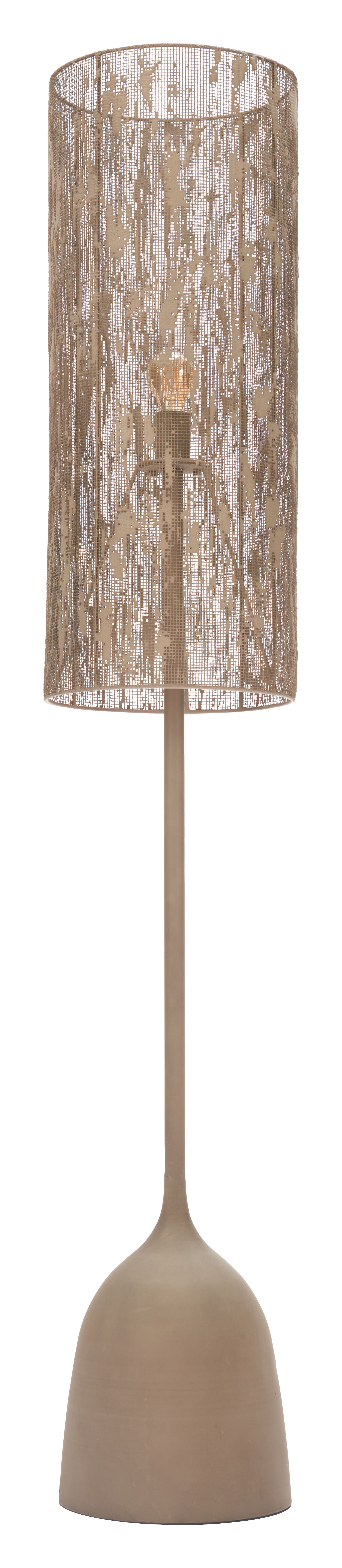 Buff Taupe Floor Lamp