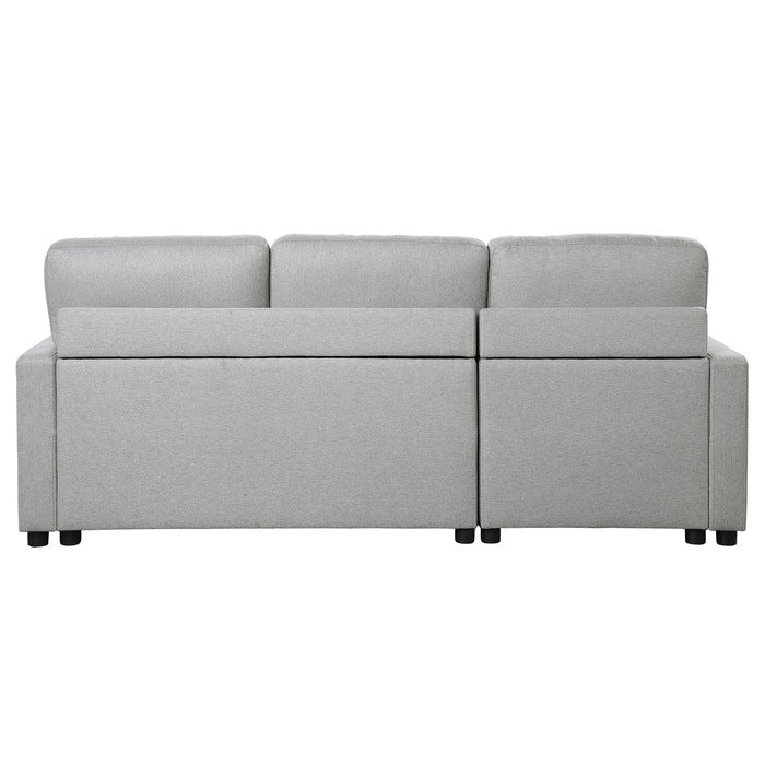 Brandolyn Gray 2-Piece Reversible Sectional Pull-Out Bed