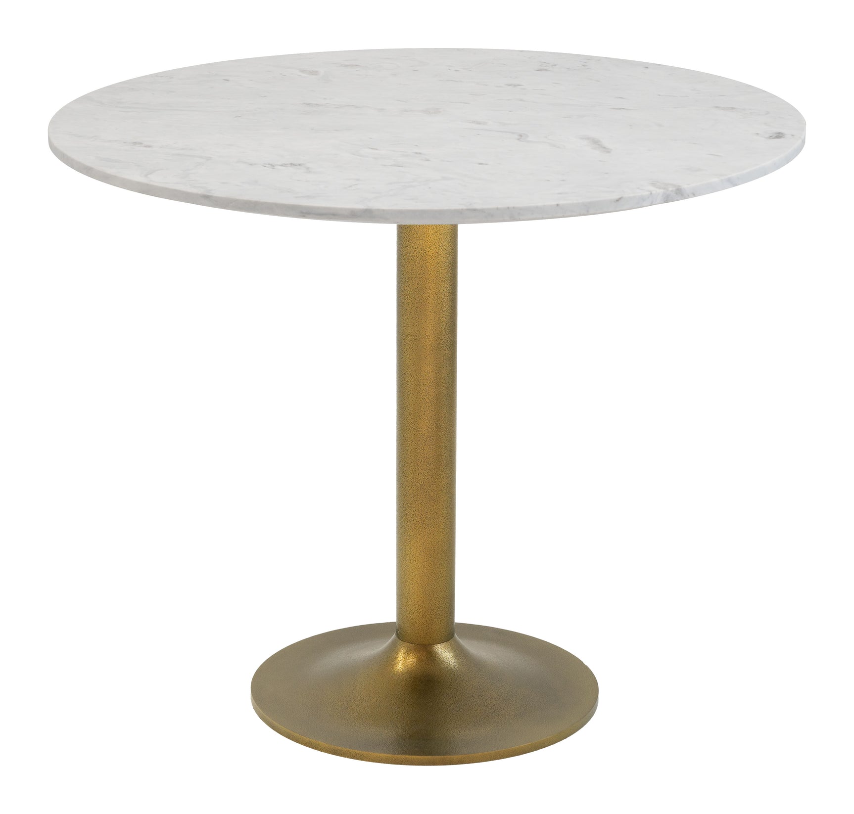 Fullerton White & Gold Dining Table