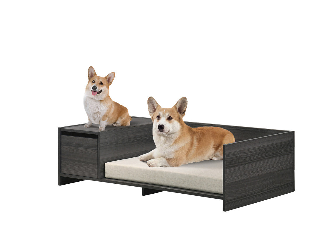 Esme Ash Gray 47"W Pet Bed