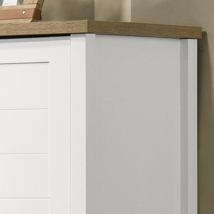Claire White 35"W Storage Cabinet