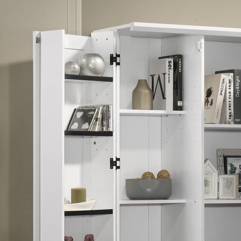 Lincoln White 35"W Storage Cabinet
