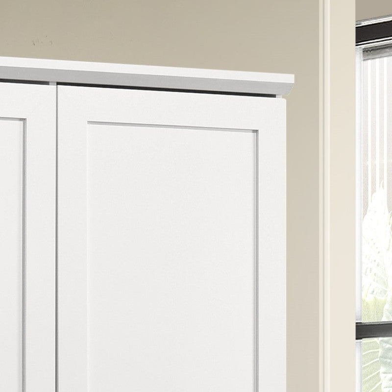 Lincoln White 35"W Storage Cabinet
