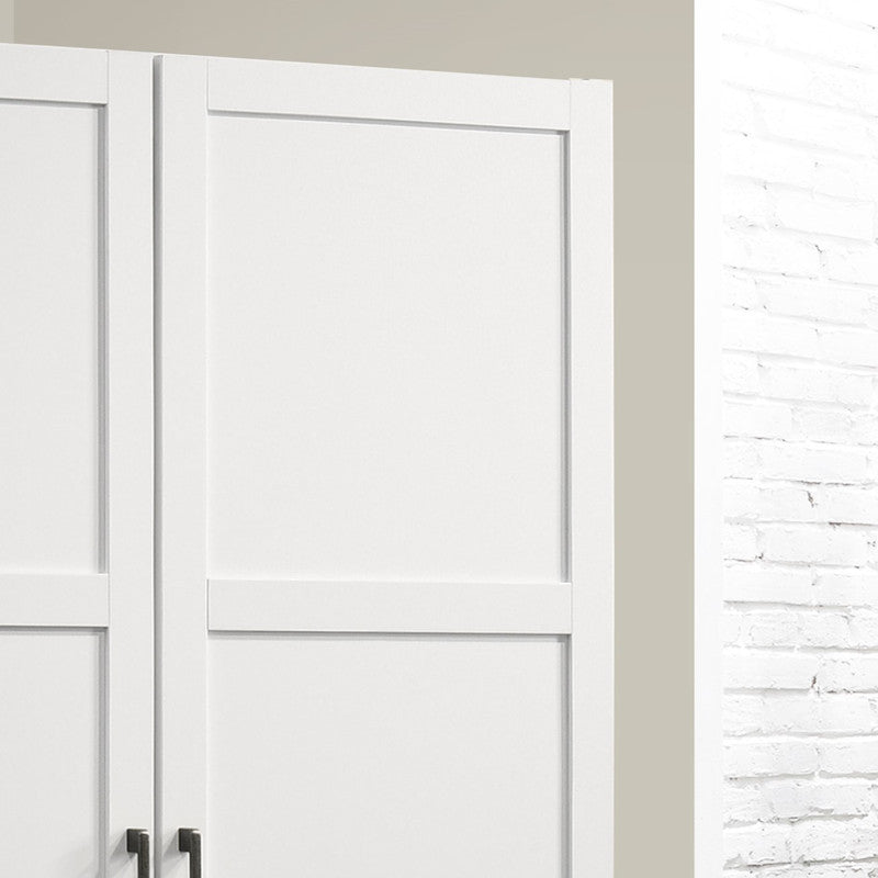 Aubree White 40"W Wardrobe Armoire