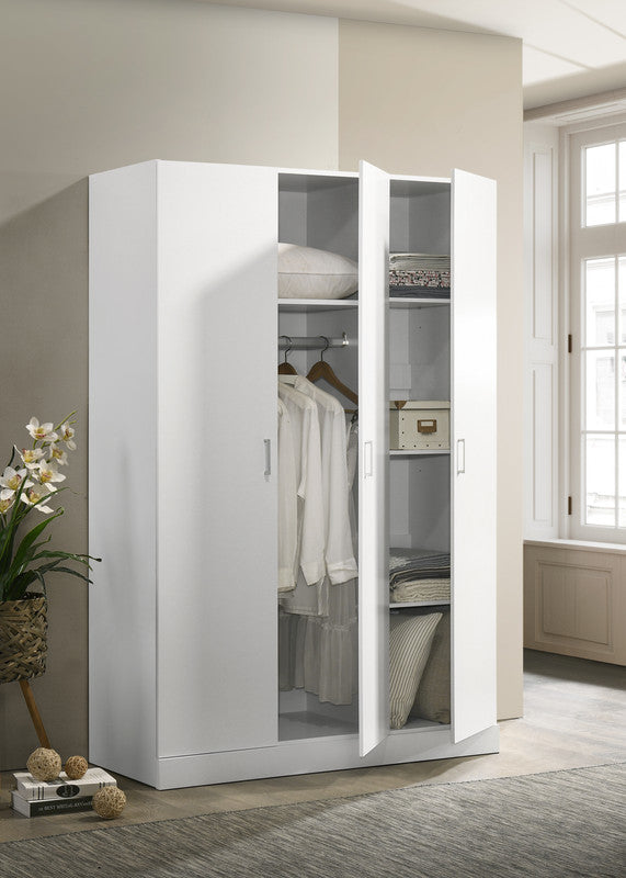 Declan White 46"W Wardrobe Armoire