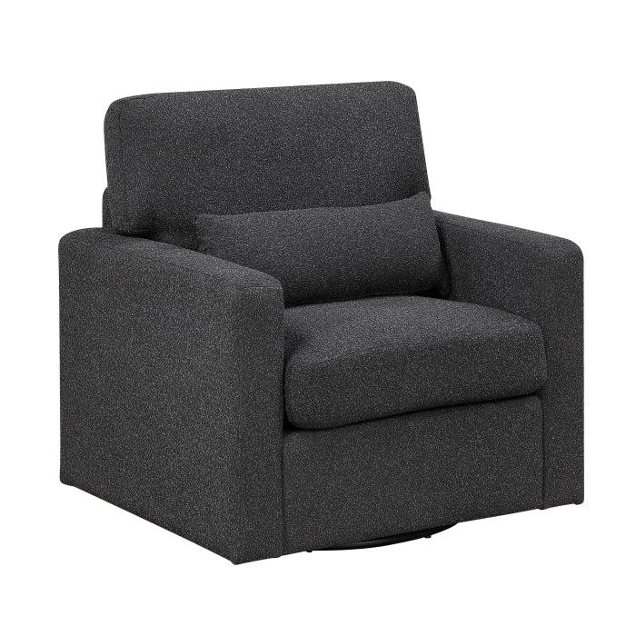 Pompano Black Swivel Chair