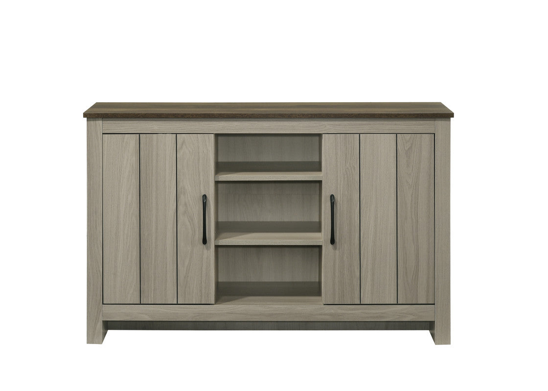 Nyla Gray Oak 47"W Console Table