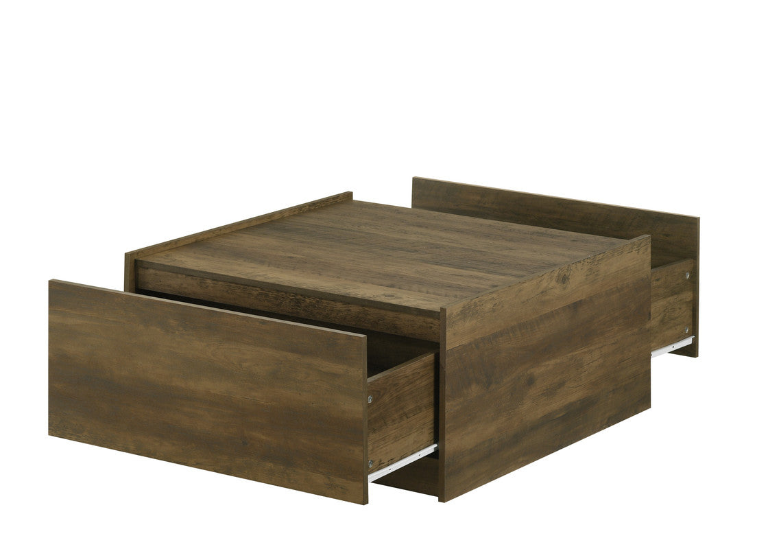 Travon Oak 31.5"W Square Coffee Table