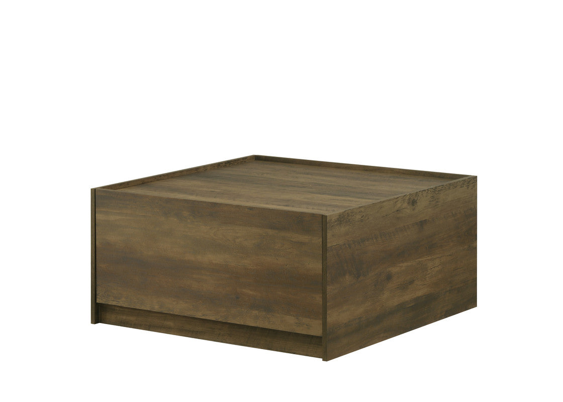 Travon Oak 31.5"W Square Coffee Table