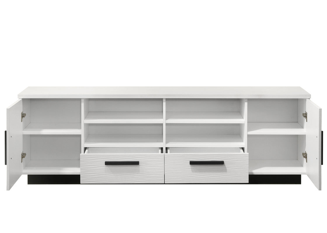 Matilda White 70.5"W TV Stand