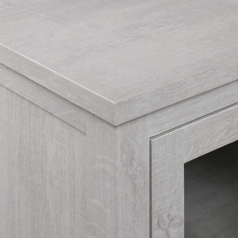 Ellington Light Gray 70"W Fireplace TV Stand
