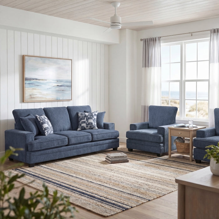 Sarah Blue Sofa