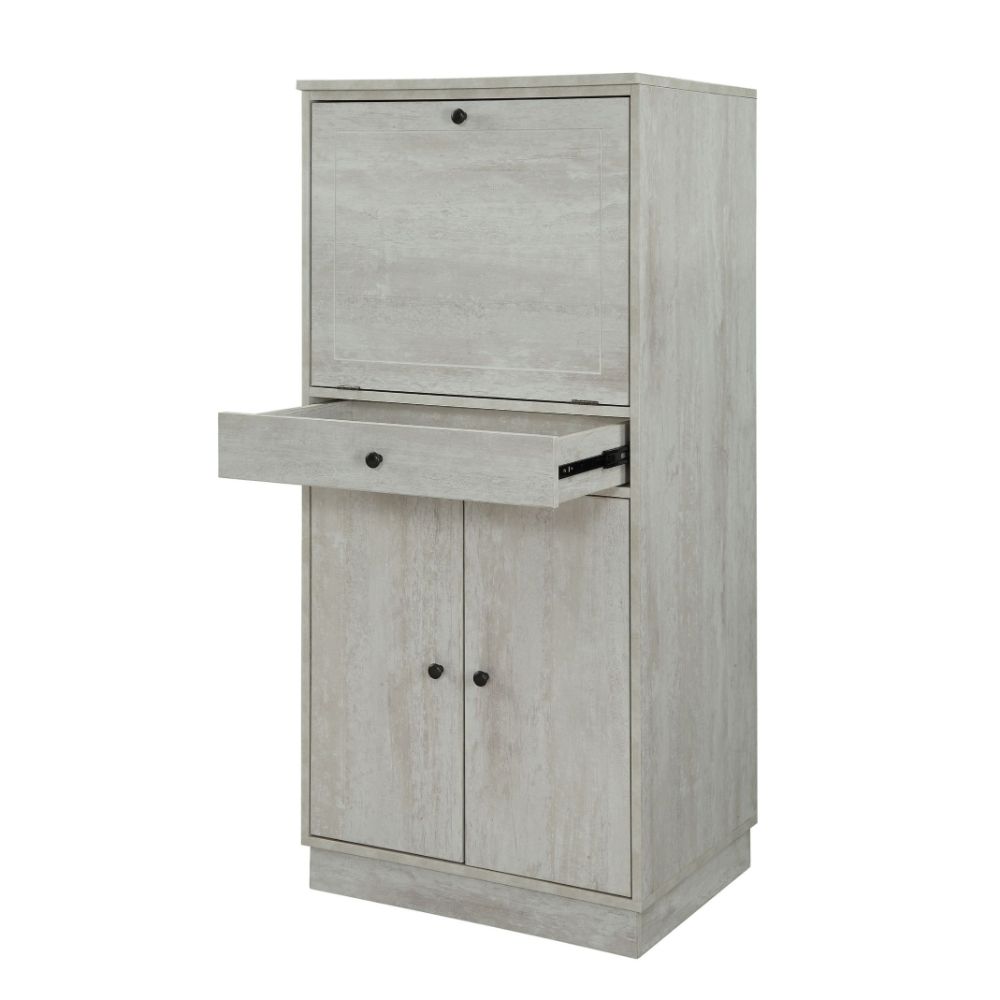 Wiesta Antique White Wine Cabinet