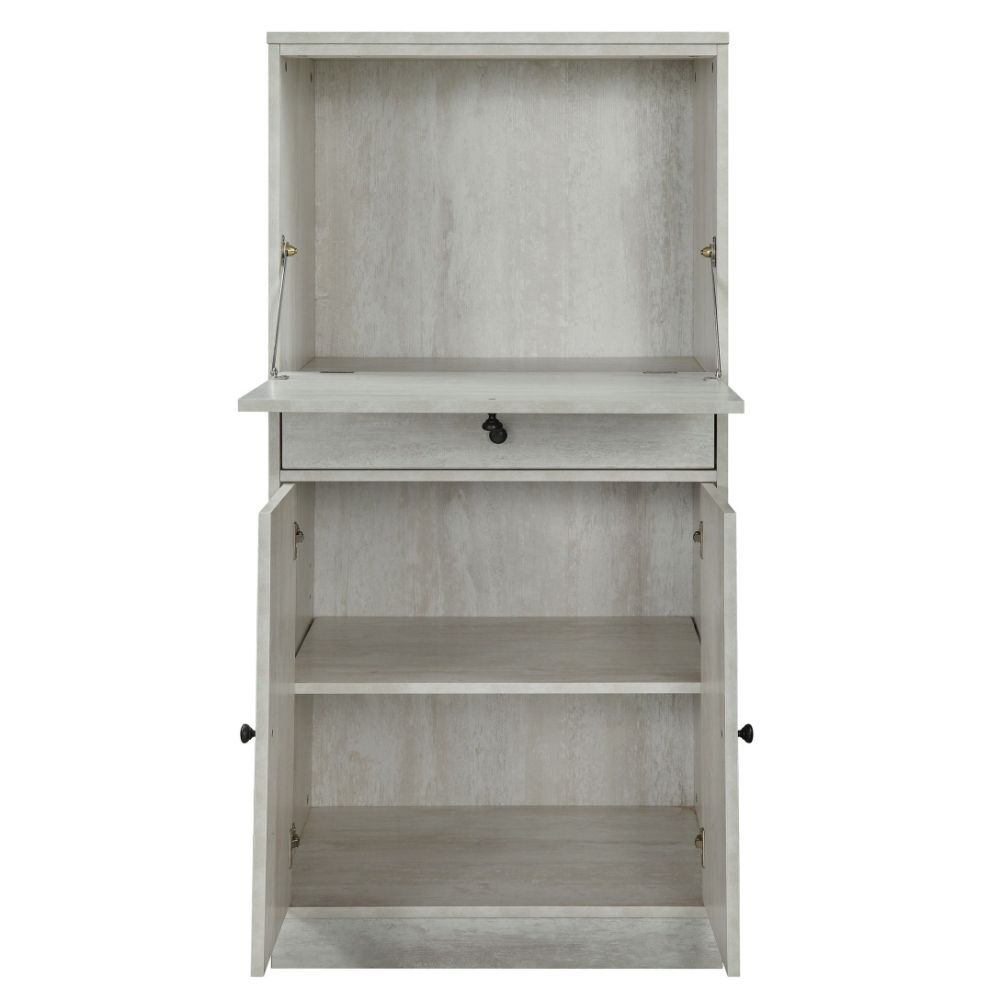 Wiesta Antique White Wine Cabinet