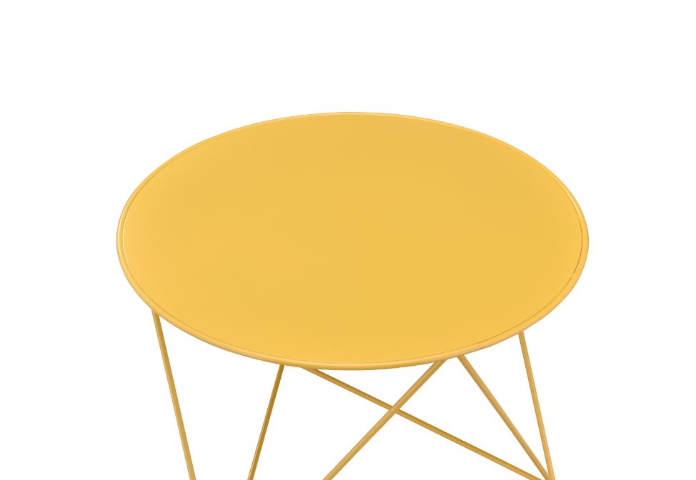 Epidia Yellow Accent Table