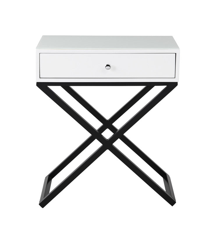 Koda White 23"W Nightstand