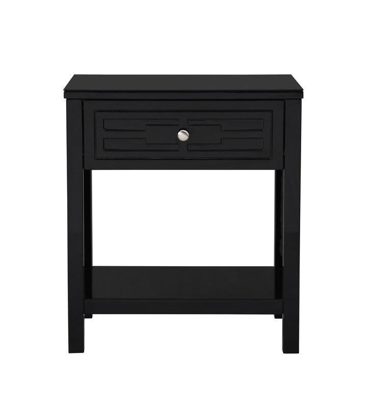 Dylan Black 23"W Nightstand