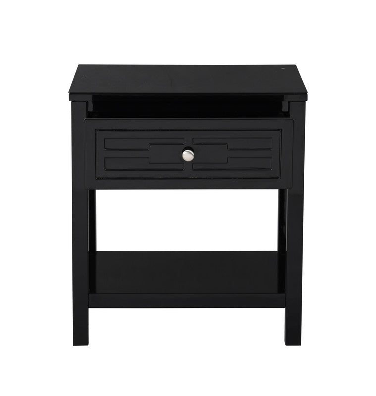 Dylan Black 23"W Nightstand
