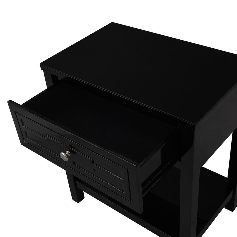Dylan Black 23"W Nightstand