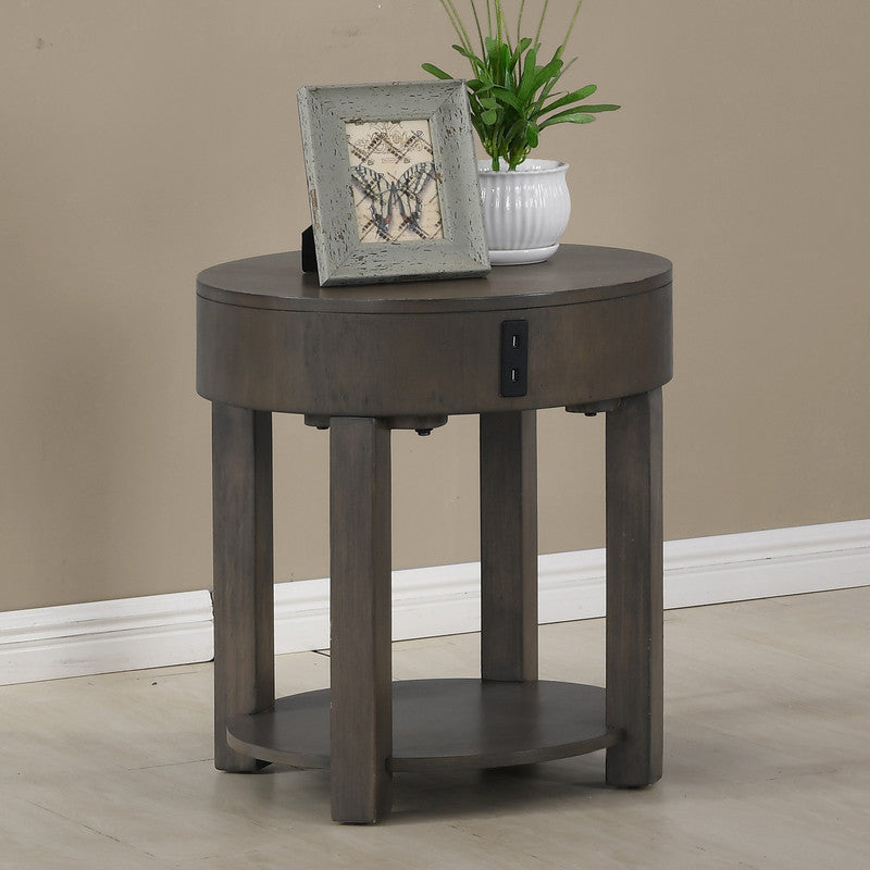 Jonah Light Brown 20"W End Table