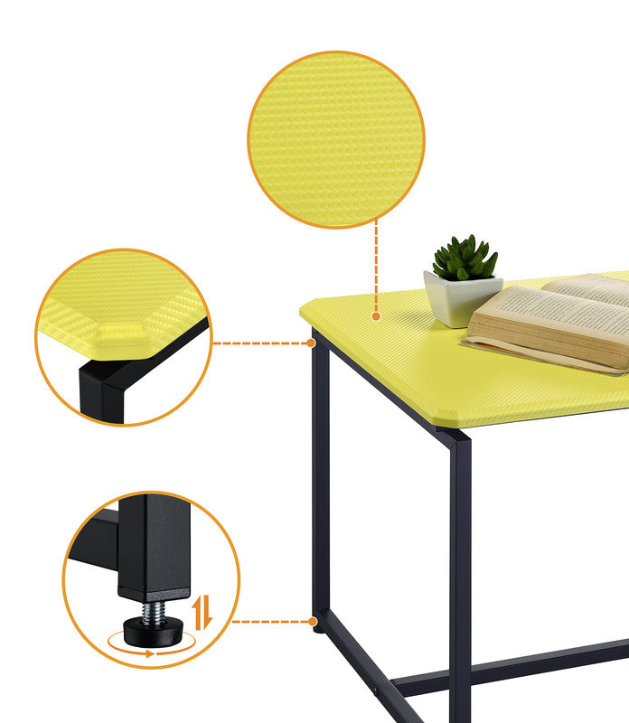 GT Yellow 39.5"W 3-Piece Coffee & End Table Set
