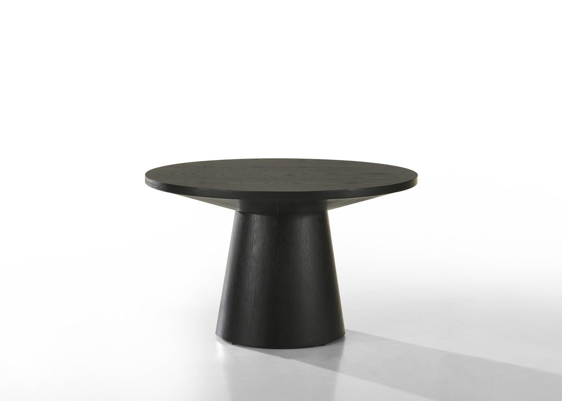 Jasper Ebony Black 2-Piece Round Coffee & End Table Set