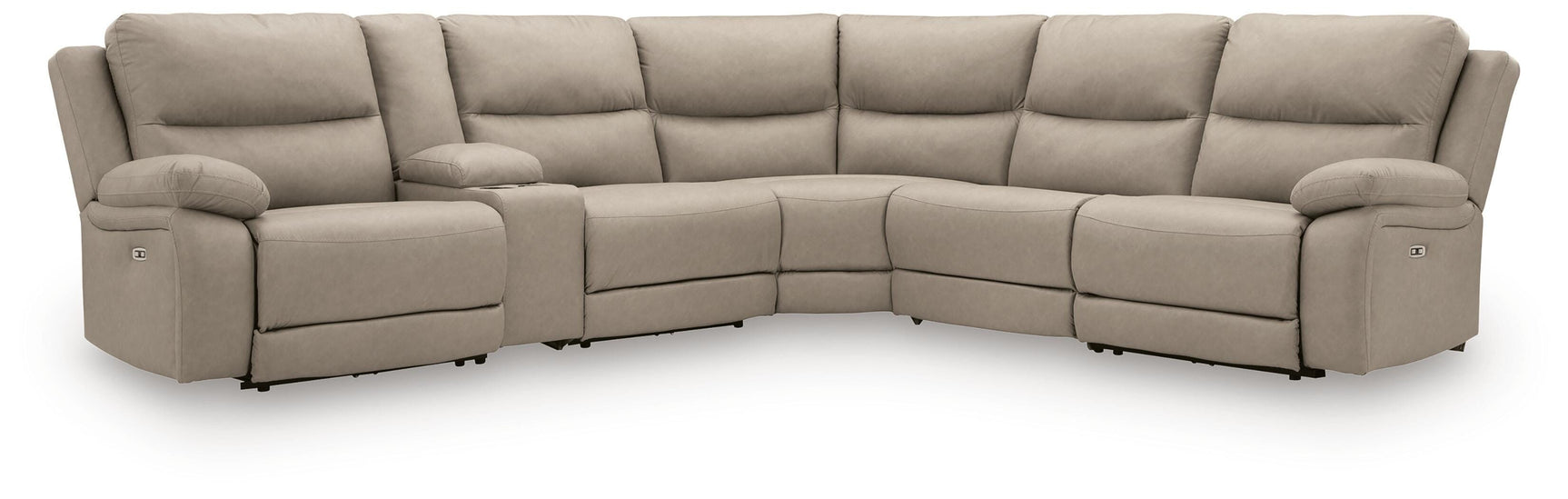 Brannigan Pebble 6-Piece Power Reclining Sectional