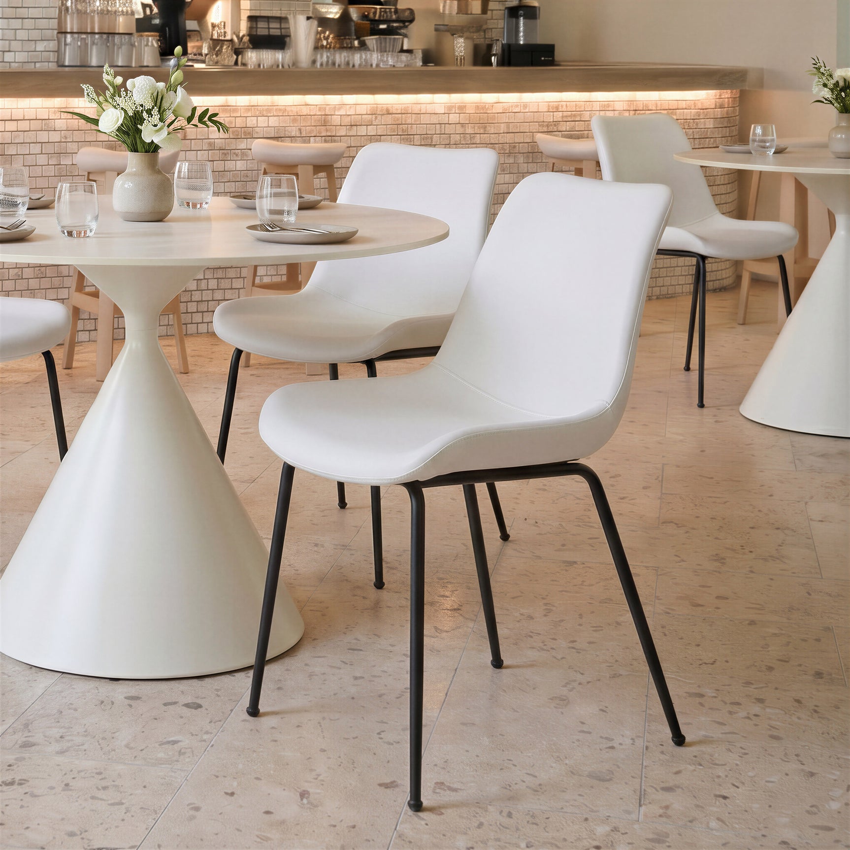 Byron White Dining Chair (Set of 2)