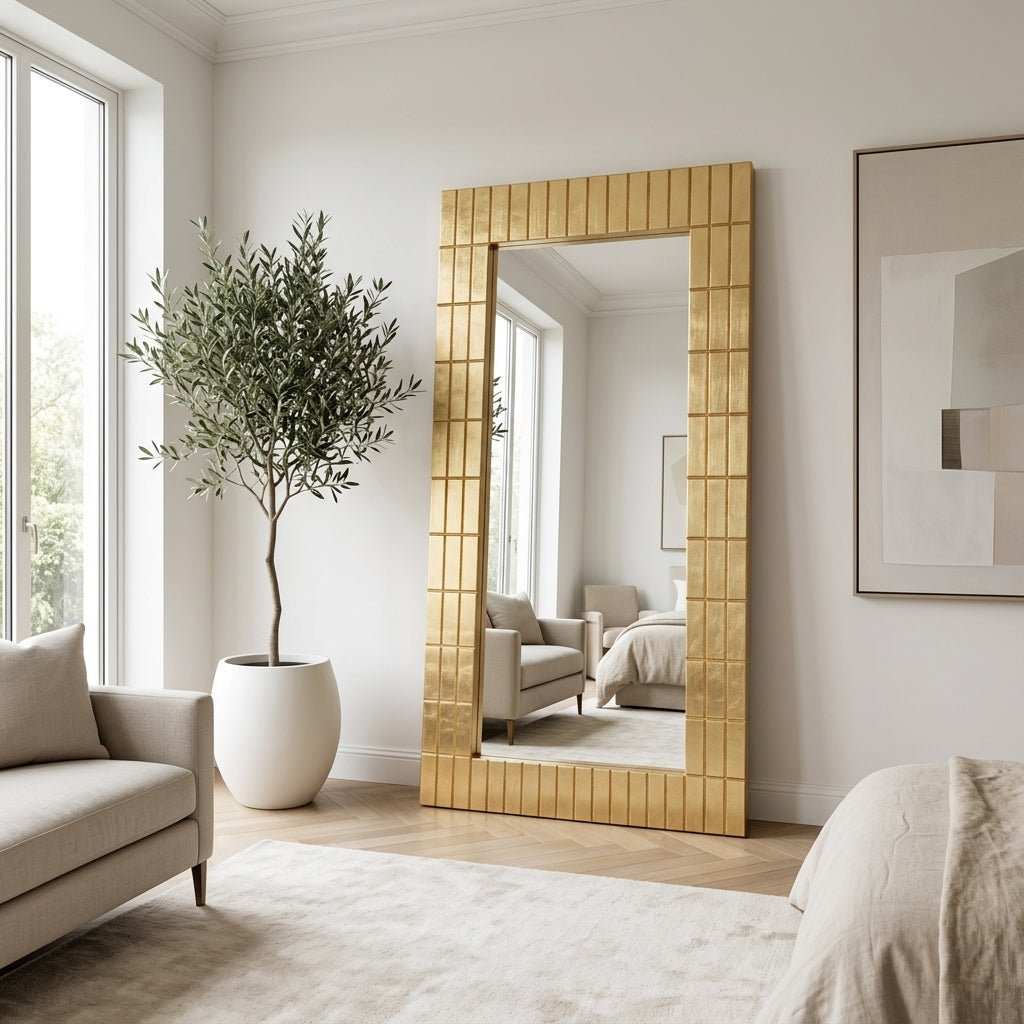 Scott Bar Gold Bars Rectangular Mirror