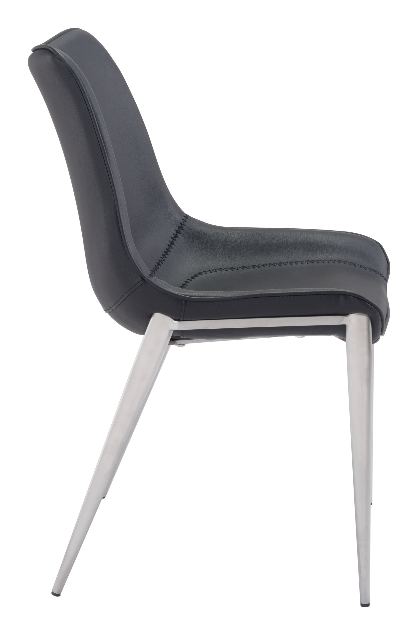 Magnus Black & Silver Dining Chair (Set of 2)