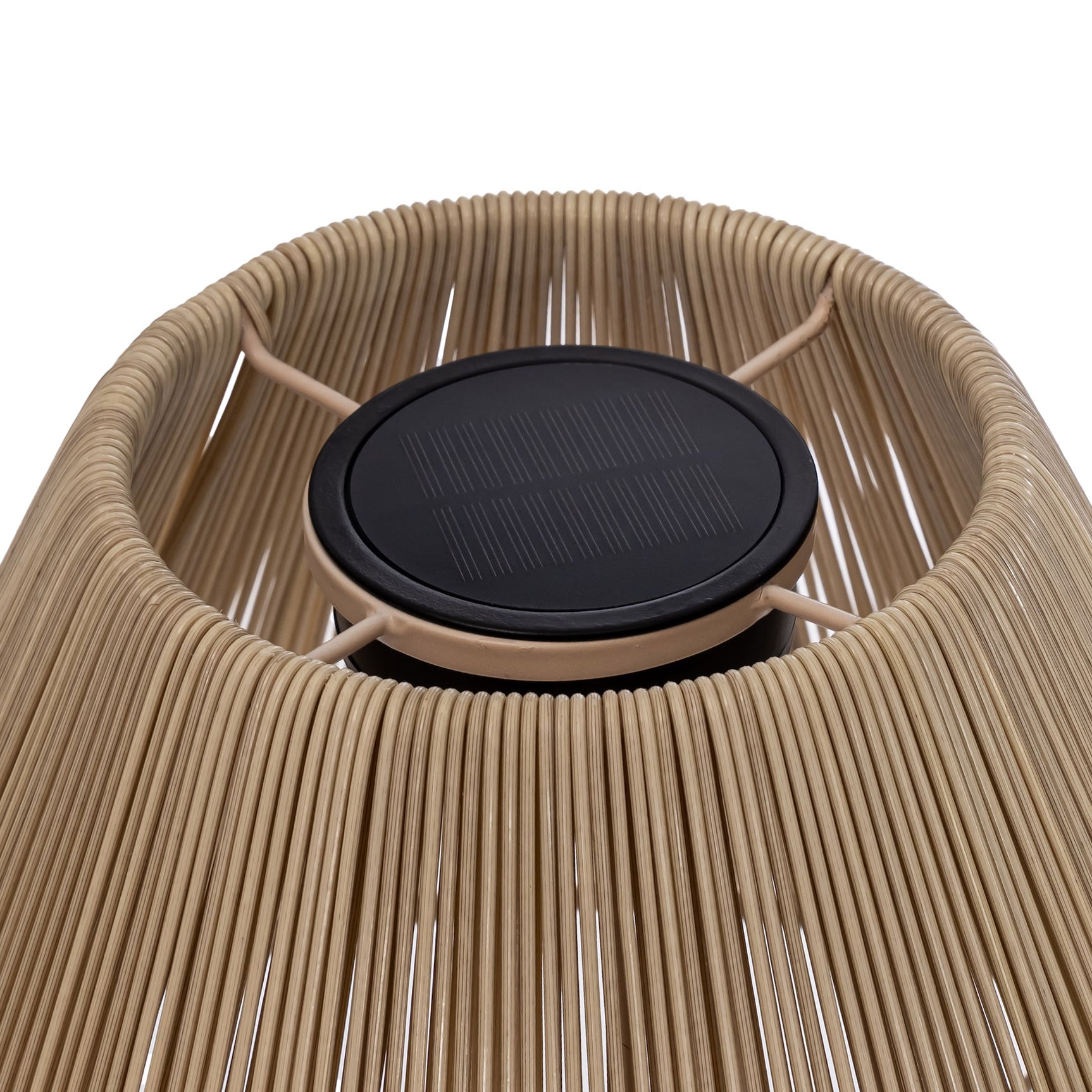 Lumika Beige Solar Floor Lamp