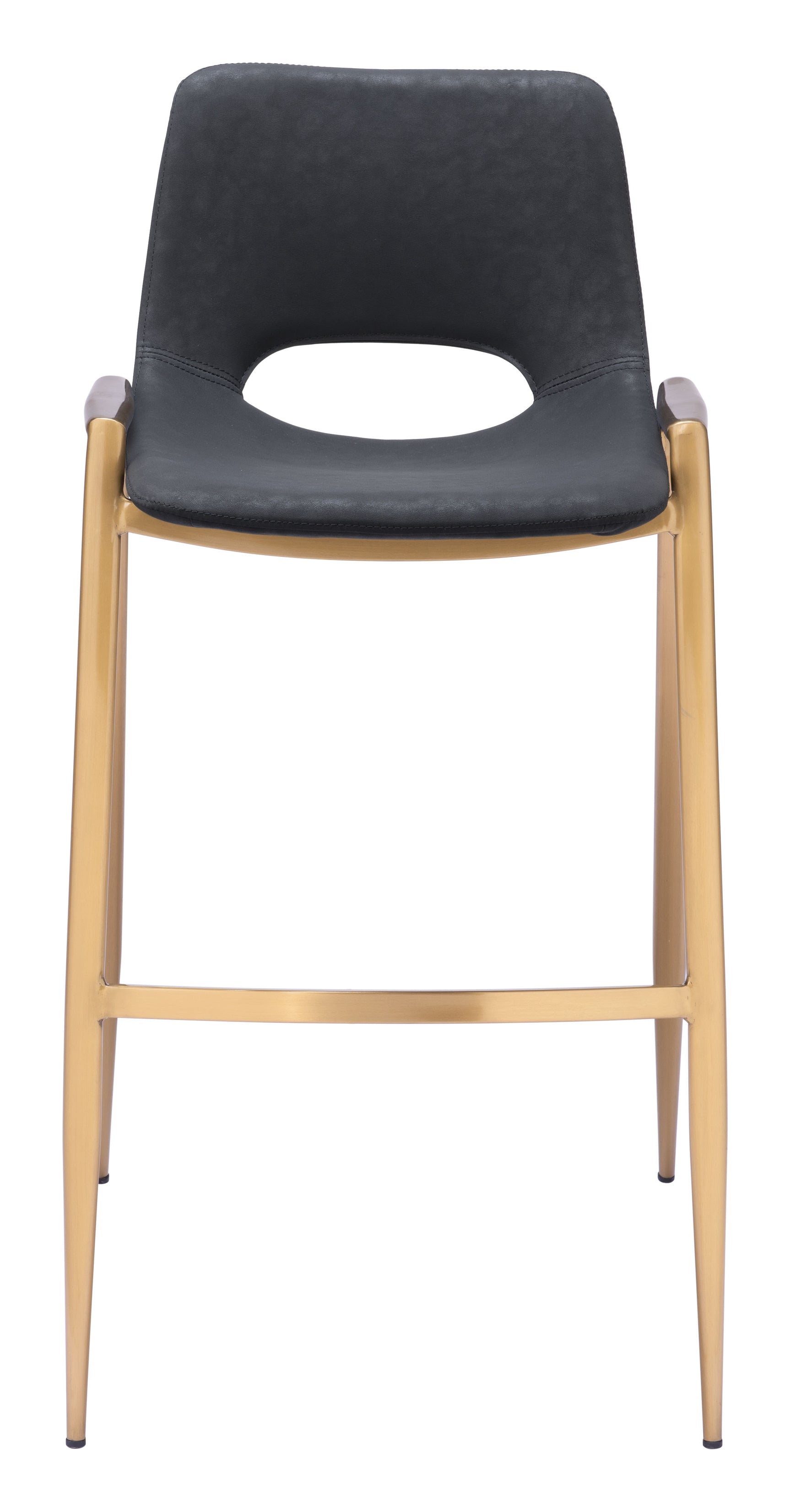 Desi Black & Gold Barstool (Set of 2)