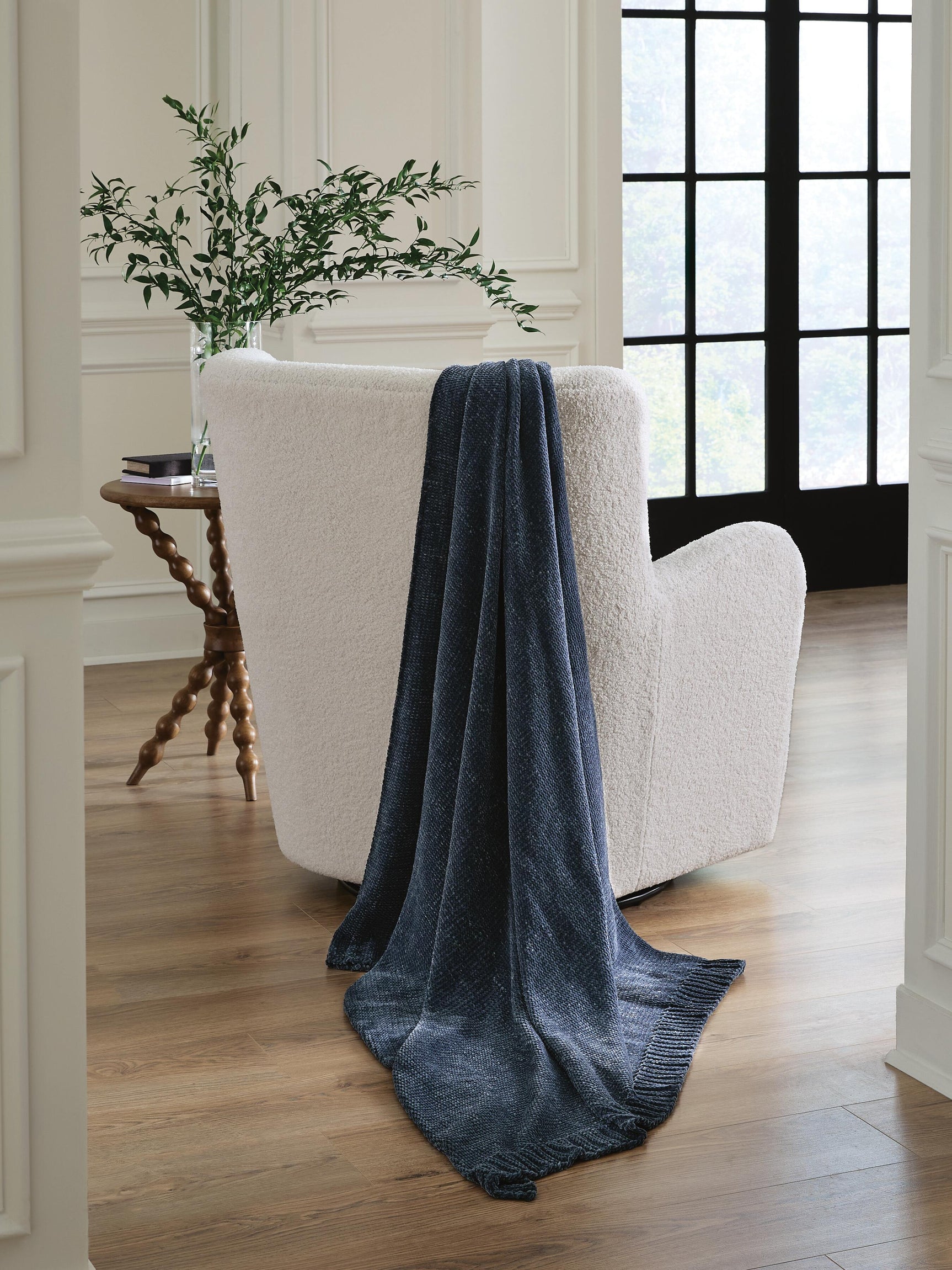 Anawood Blue Throw (Set of 3)