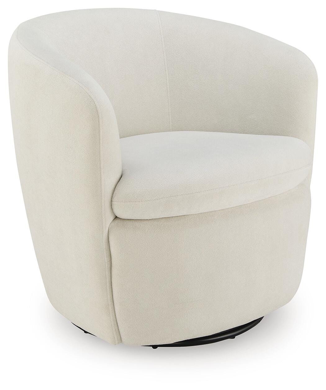 Leemont Snow Swivel Accent Chair
