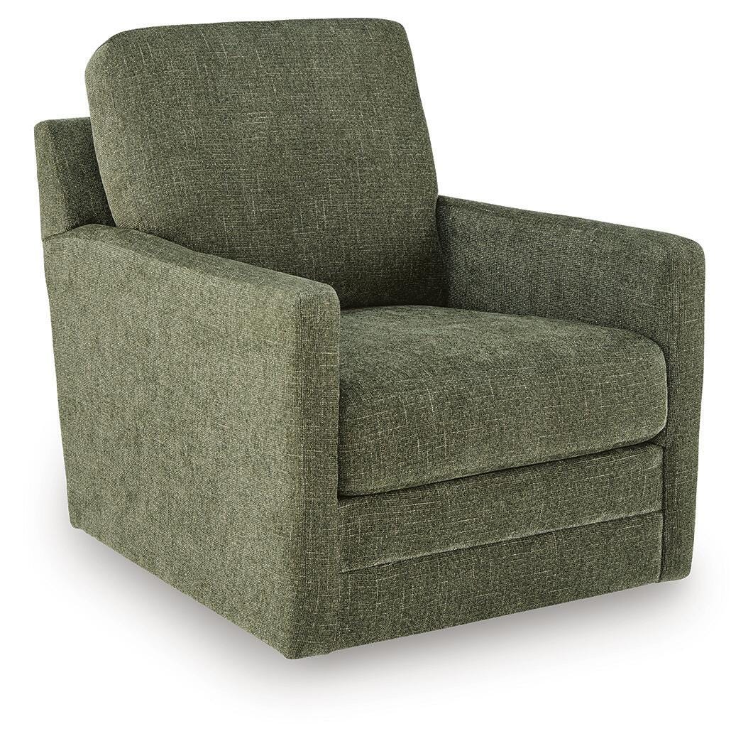 Dishford Evergreen Swivel Accent Chair