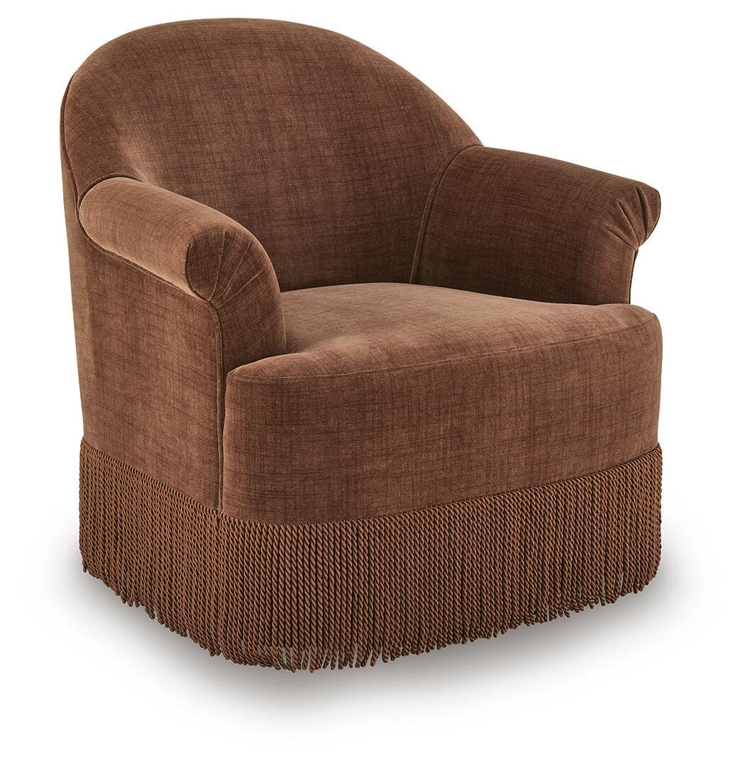 Jeanwell Clay Swivel Accent Chair