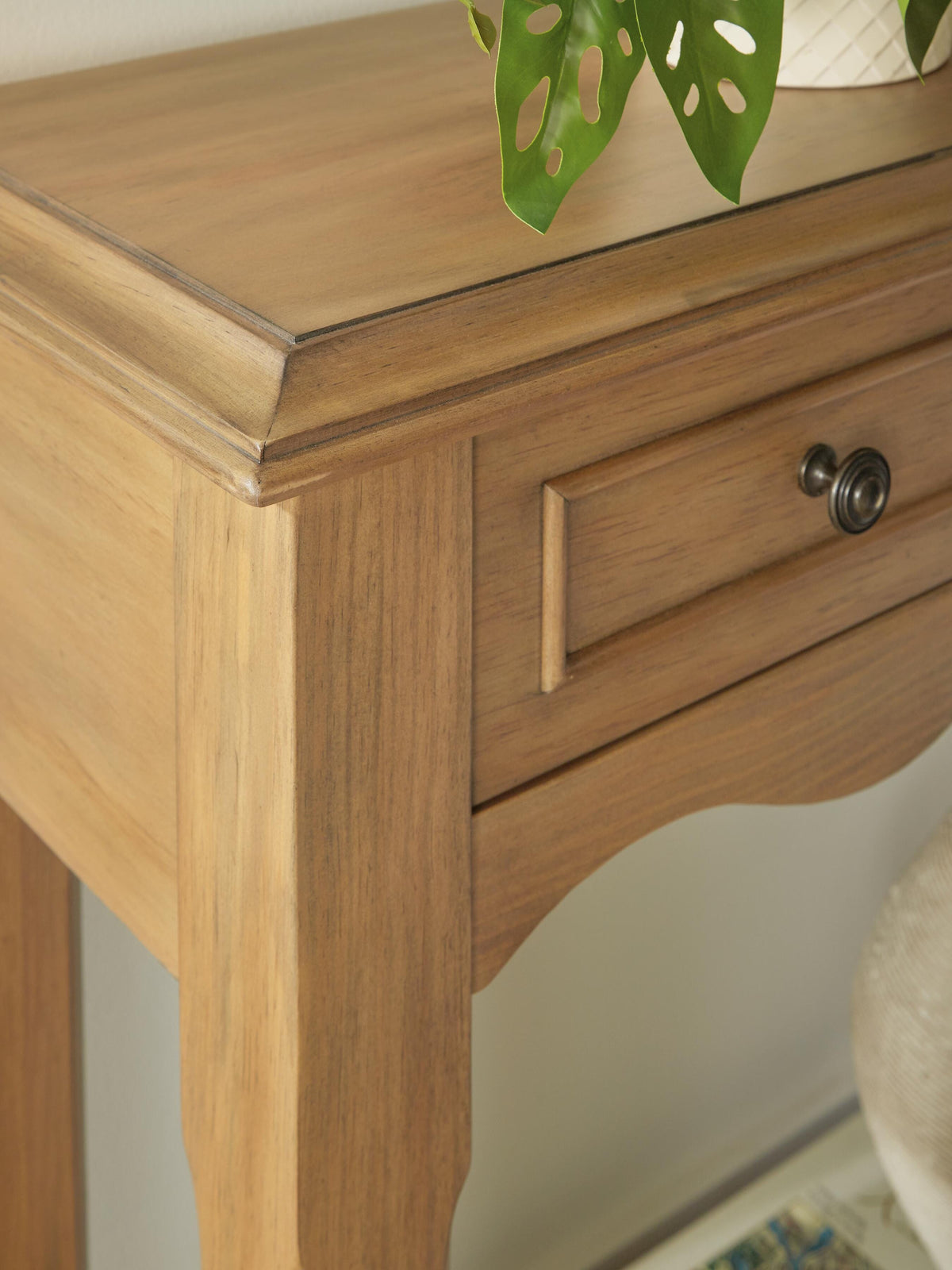 Whitmund Light Brown Console Sofa Table