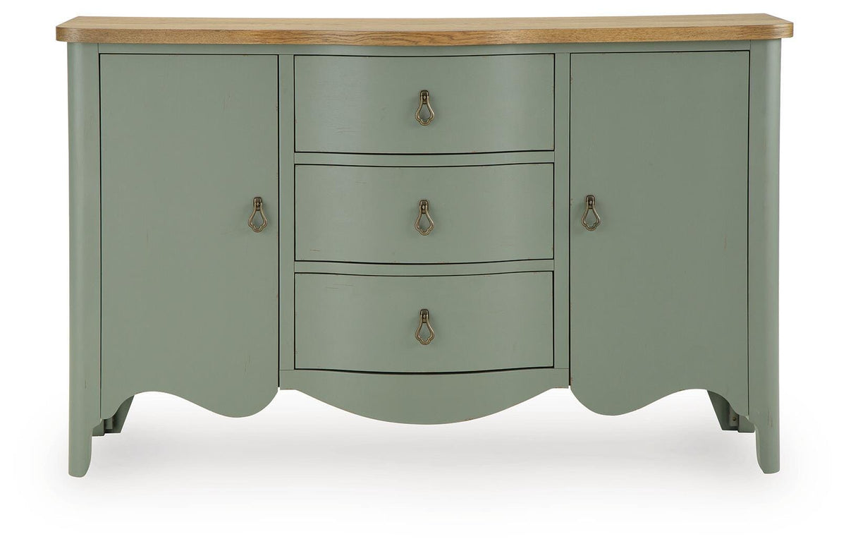 Actonville Antique Green Accent Cabinet (Online Special Price)