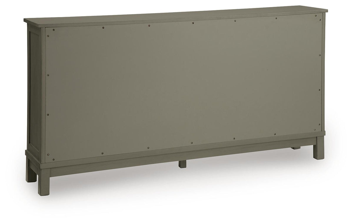 Darlock Warm Gray Accent Cabinet
