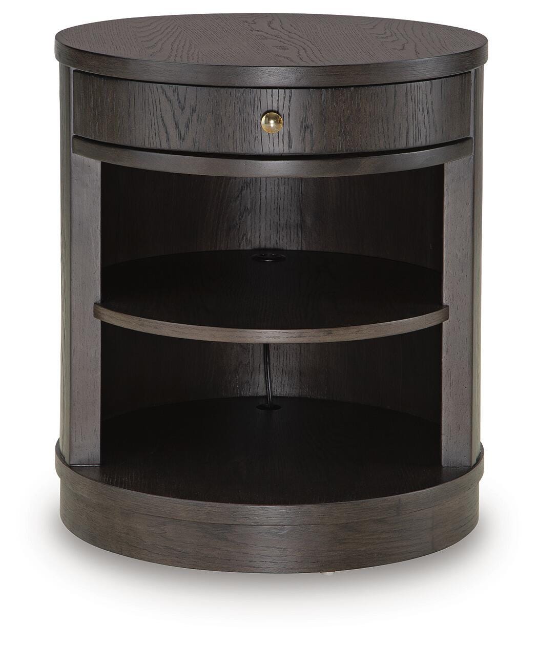 Leighmour Dark Brown Accent Table (Online Special Price)