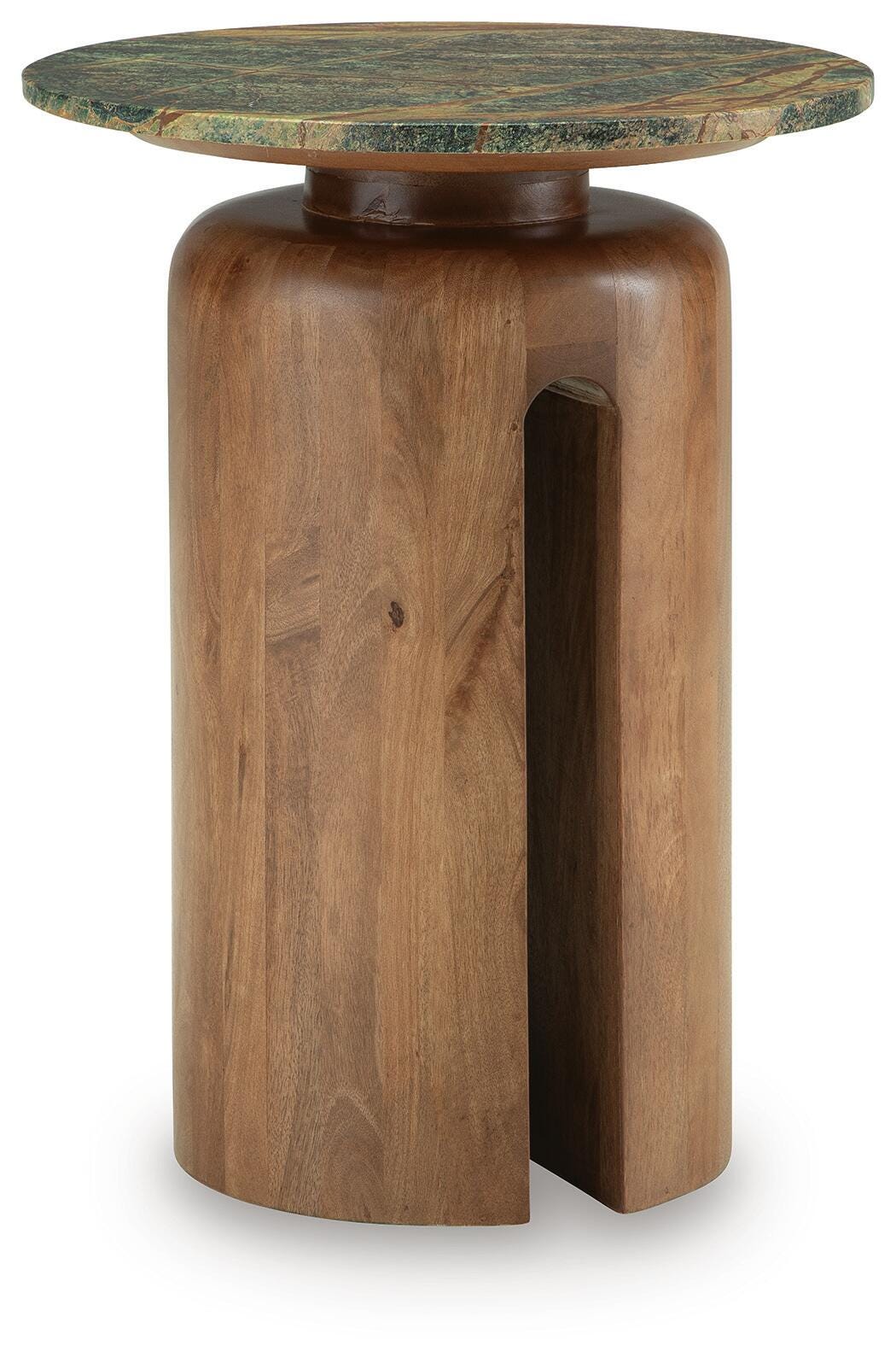Caplow Brown/Green Accent Table
