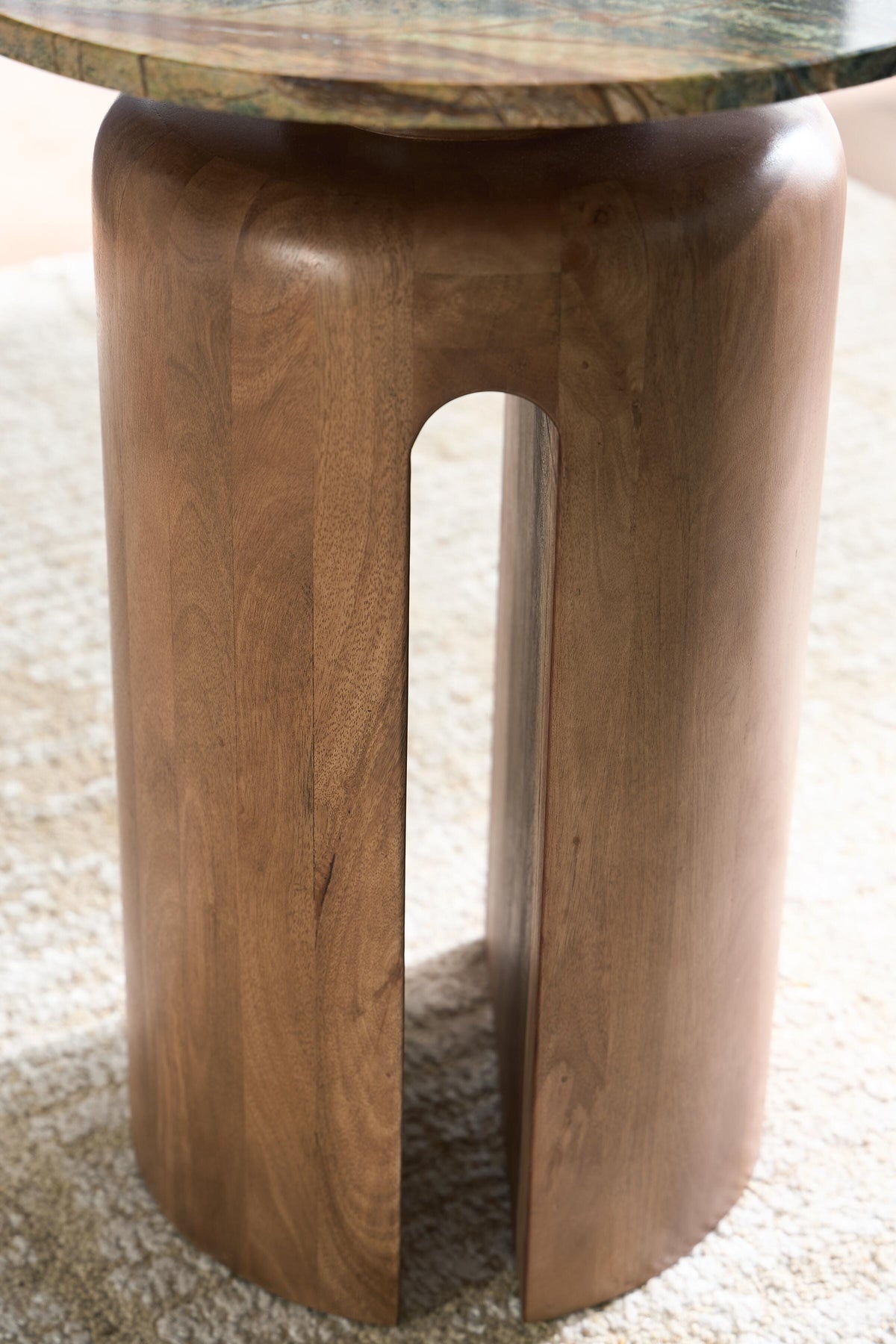 Caplow Brown/Green Accent Table