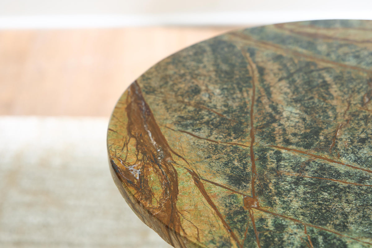 Caplow Brown/Green Accent Table