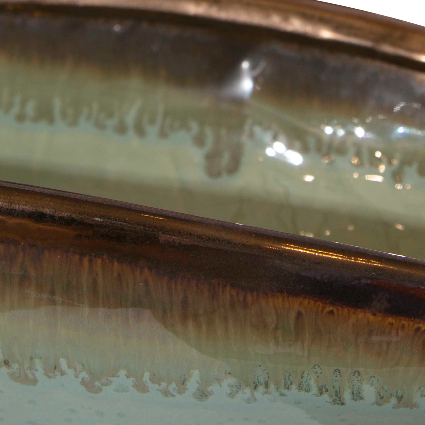 Iroquois Green Glaze Bowl