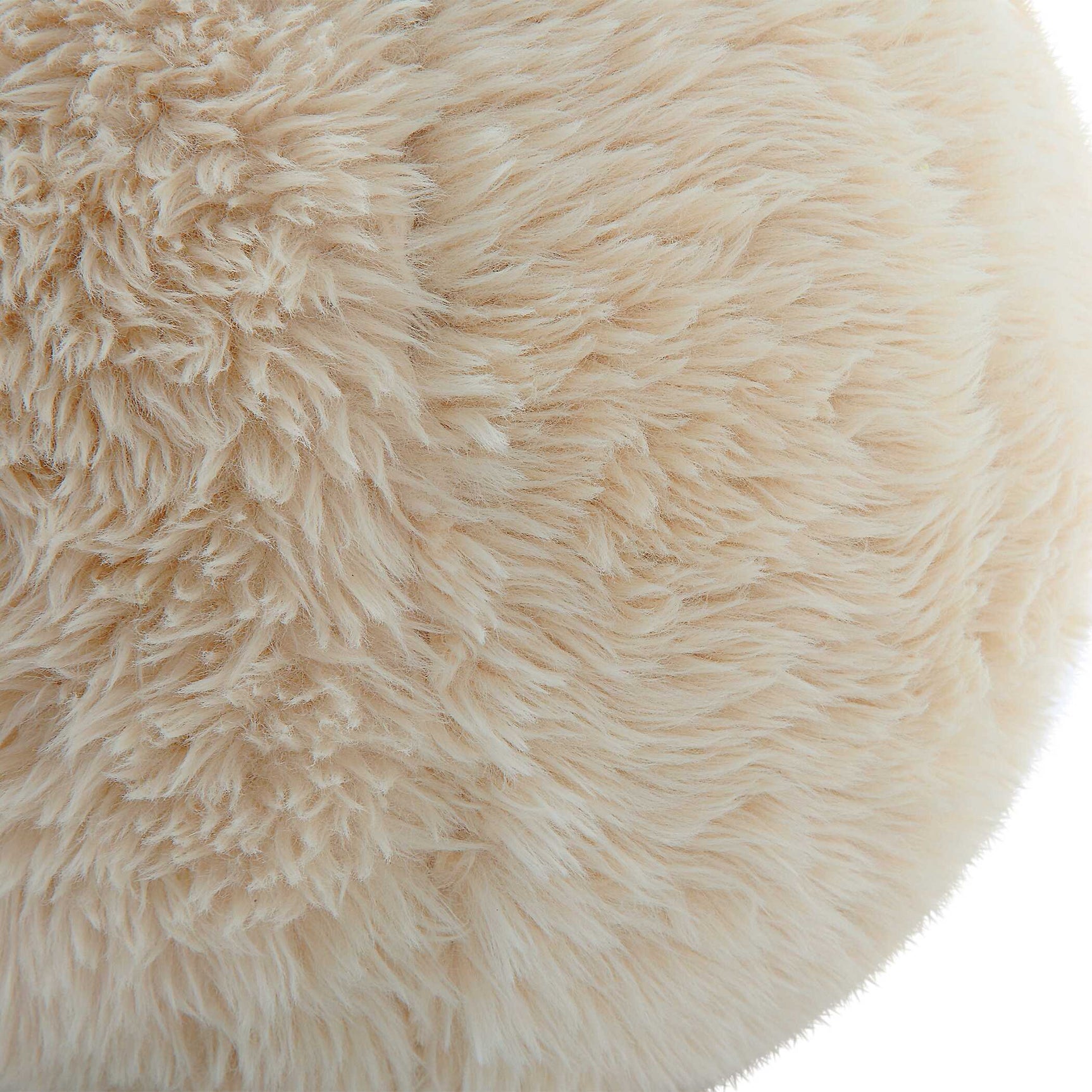 Abide Ball Brown Sheepskin Pillows (Set of 2)