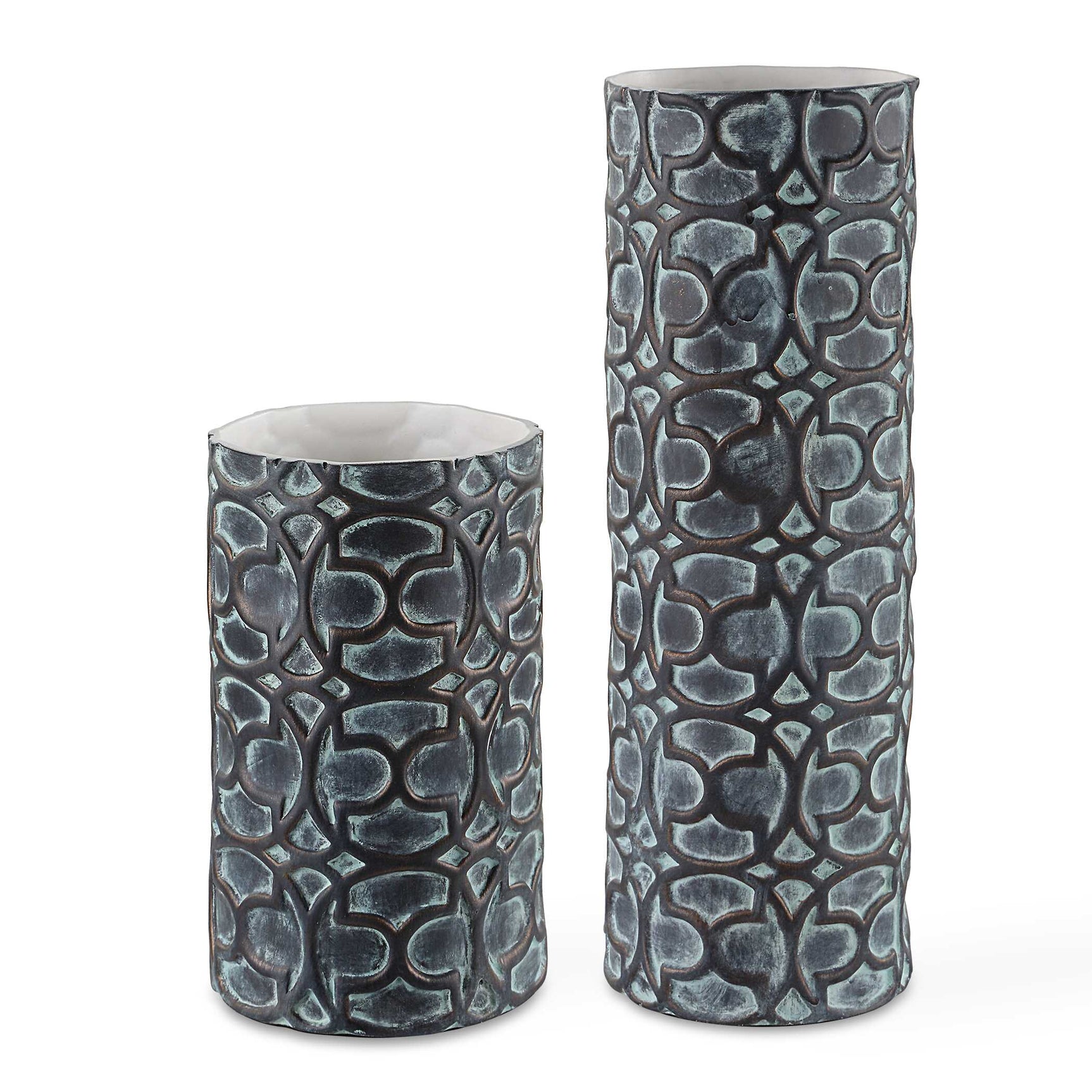 Baltra Bronze Patina Vases (Set of 2)