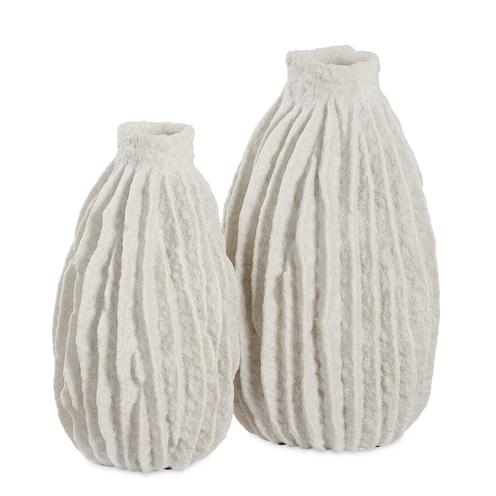 Ivory Ridge White Vases (Set of 2)